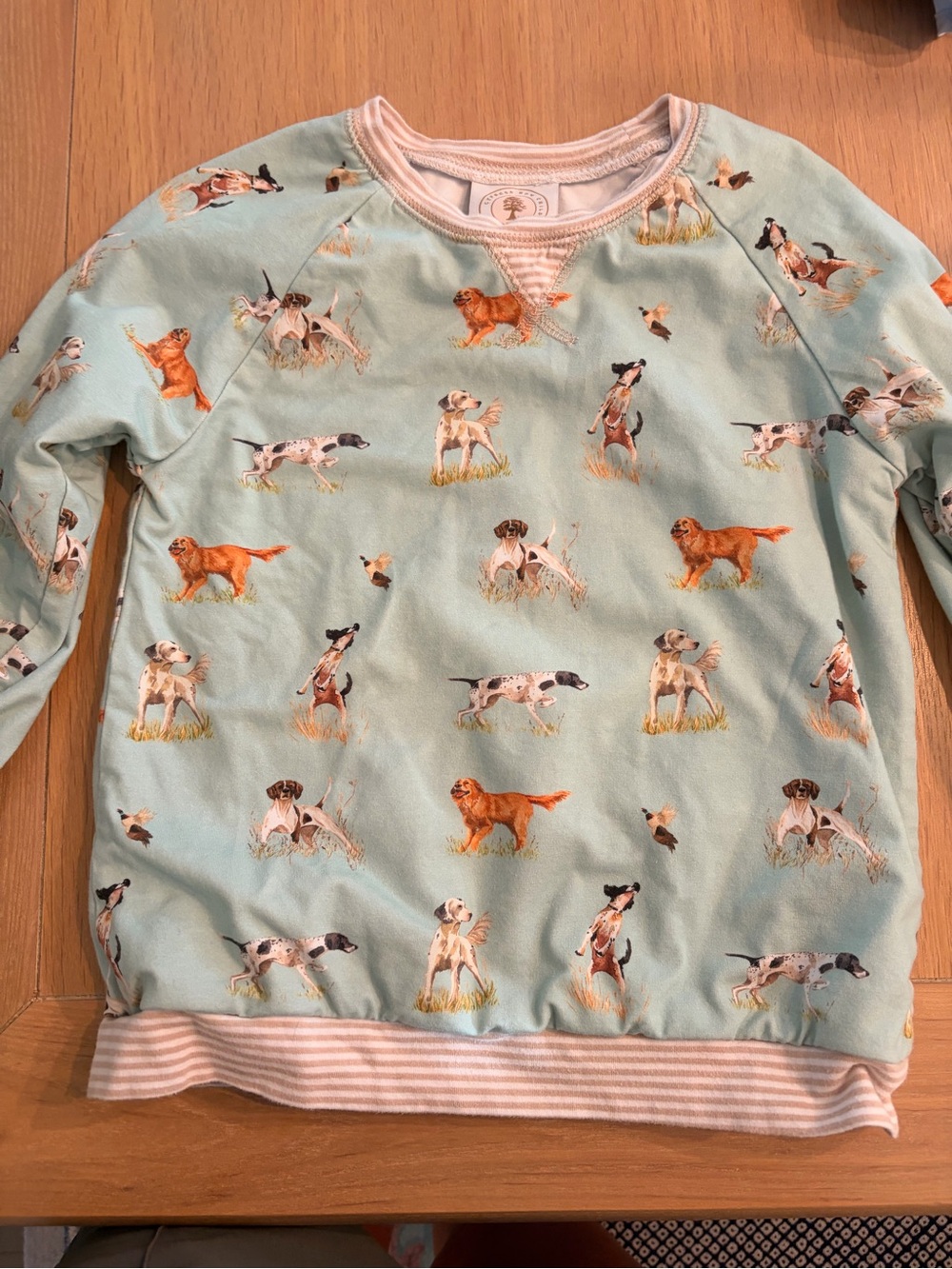 Boys Hunting Dog Sweatshirt - size 6